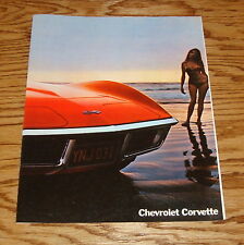 Chevrolet Corvette 1970 original características hoja de ventas folleto 70 Chevy segunda mano  Embacar hacia Mexico