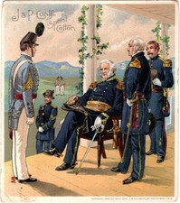 Gen. Winfield Scott Uniforme do Exército 1858-1861, J. P. Coats seis fios de cabo comprar usado  Enviando para Brazil