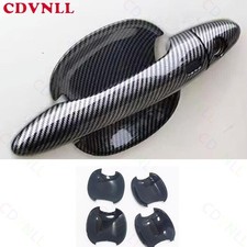 Capa moldura tigela porta lateral externa fibra de carbono ABS para Kia Sportage R 2011-16 comprar usado  Enviando para Brazil