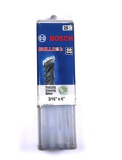 Pacote com 25 brocas Bosch HC2011B25 2 cortadores martelo 3/16" X 6.000"L, Sds Plus comprar usado  Enviando para Brazil