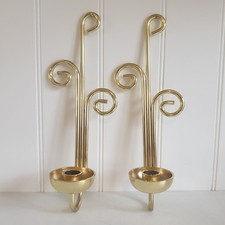 Pair gold spiral for sale  KING'S LYNN
