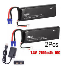 Usado, 2x Hubsan RC Drone Lipo Bateria 7.4V 2700mAh H501S-14 Para H501S H501C H501S Pro comprar usado  Enviando para Brazil