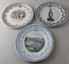 Lot assiettes parlantes d'occasion  Seingbouse