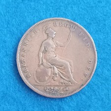 1853 one penny for sale 1853 one penny for sale  HULL