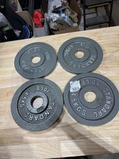 PLACAS DE TROCA DE BARRA DE TAMPA DE PESOS OLÍMPICOS 10 LB X 4 40 LB FURO TOTAL 2” comprar usado  Enviando para Brazil