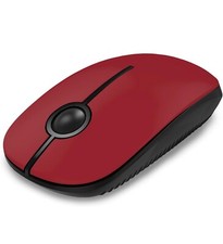 Mouse sem fio para computador/laptop vermelho novo em folha  comprar usado  Enviando para Brazil
