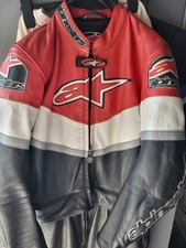 Alpinestars leather motorbike for sale  CAMBRIDGE