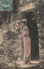Woman elegant roses d'occasion  Expédié en Belgium