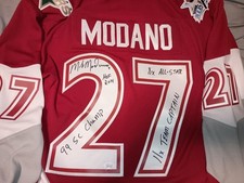 Mike modano signed d'occasion  Expédié en Belgium