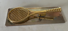 Brass tennis racquet for sale  Forest
