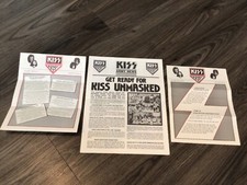 💥1977/1978/1980-KISS/AUCOIN-KIT EXÉRCITO BEIJO CARTAS NOTÍCIAS-Vintage/Gene Simmons💥 comprar usado  Enviando para Brazil