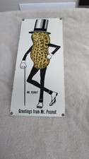 Porcelain peanut sign for sale  Fredericksburg