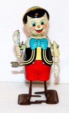 EX! Brinquedo de corda de lata Disney 1950 "WALKING PINÓQUIO" POR LINEMAR-FUNCIONA MUITO BEM!! comprar usado  Enviando para Brazil
