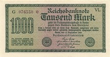 Billete De Banco 1000 MARCOS 1922 DEU-84c, En Perfecto Estado / UNC, usado comprar usado  Enviando para Brazil