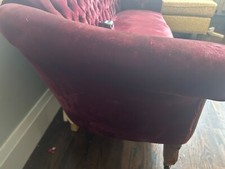 Antique velvet chesterfield for sale  Chicago