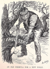Political cartoon old for sale  BOURNE END