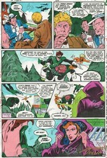 CORPO DE LANTERNA VERDE #207 ARTE DE PRODUÇÃO COLORIDA ASSINADA POR ANTHONY TOLLIN pg 15 certificado de autenticidade comprar usado  Enviando para Brazil