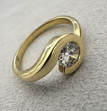 Solitär goldring ring gebraucht kaufen  München