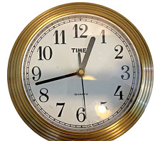 round gold wall clock for sale  Big Spring