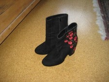 Stiefel stiefeletten schwarz gebraucht kaufen  Bretzenheim