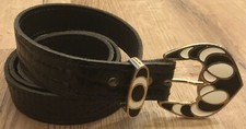 Gürtel schwarz krokodilledero gebraucht kaufen  Gangkofen
