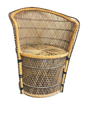 Vintage rattan peacock for sale  STOCKTON-ON-TEES