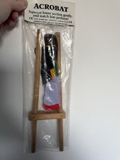 Brinquedo vintage de madeira acrobata articulado urso virando balanço nostalgia por Tobat novo comprar usado  Enviando para Brazil