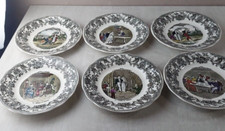 Lot assiettes décor d'occasion  Seingbouse