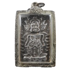PINGENTE AMULETO BUDA TAILANDÊS ANTIGO THAWWESSUWAN TOP DINHEIRO RICO!!! comprar usado  Enviando para Brazil