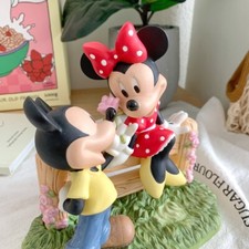 Ornamento colecionável de cerâmica para gramado Lenox Mickey Minnie, usado comprar usado  Enviando para Brazil