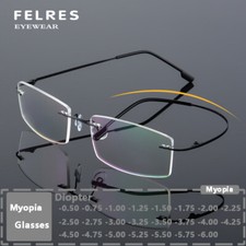 Óculos de miopia miopia míope quadrado de metal masculino anti luz azul comprar usado  Enviando para Brazil