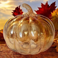Irridescent glass pumpkin for sale  Bothell