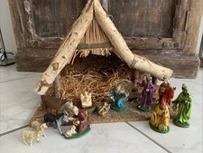 Weihnachtskrippe holz 40x31 gebraucht kaufen  Düsseldorf