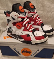 Usado, REEBOK PUMP BLACKTOP BATTLEGROUND "FLASH RED" (2014) **MASCULINO 11.5 comprar usado  Enviando para Brazil