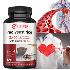 Levedura de arroz vermelho 2400mg - CoQ10 - Energia e resistência, coração e saúde cardiovascular comprar usado  Enviando para Brazil