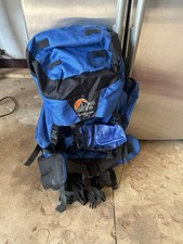 Mochila Lowe Alpine Netherworld 90 litros estrutura interna azul, caminhada acampamento comprar usado  Enviando para Brazil