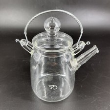 Bule individual de vidro transparente filtro de cabo de aço inoxidável minimalista moderno comprar usado  Enviando para Brazil