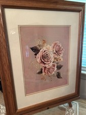 Quadro rosa malva 22 pol X 17,5 pol comprar usado  Enviando para Brazil