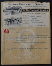 Facture 1929 eglisottes d'occasion  Nantes-