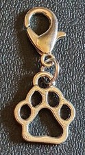 Charm impronta zampa usato  Capannori