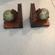 Wooden spinning globe for sale  LONDON