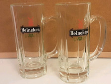 Lote de 2 pares de canecas de cerveja logotipo moinho de vento clássico Heineken estado perfeito década de 1970 HTF comprar usado  Enviando para Brazil