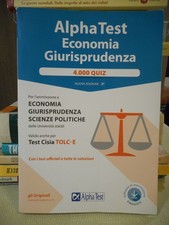 Alpha test economia usato Alpha test economia usato  Bologna