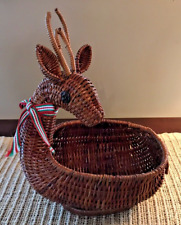 Vintage wicker reindeer for sale  Beaver Falls