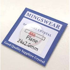 Relógio redondo de safira plana 2,0 mm 2,5 mm 3,0 mm de espessura cristal de vidro 20 mm-42,5 mm comprar usado  Enviando para Brazil
