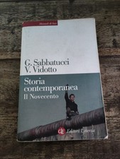 Sabbatucci vidotto storia usato  Desio