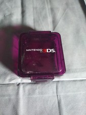 Estojo de armazenamento cartucho de jogo compacto roxo Nintendo 3DS transparente comporta lojas 16 comprar usado  Enviando para Brazil