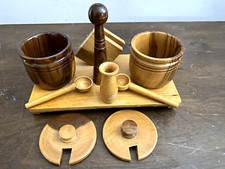 Vintage teak condiment for sale  Montebello
