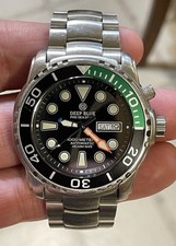 Relógio automático masculino Deep Blue Pro Sea Diver aço inoxidável data do dia comprar usado  Enviando para Brazil