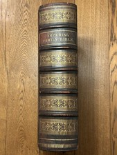 1870 ENORMOUS Imperial Family Holy BIBLE King James Blackie Illustrated 72Plates, usado comprar usado  Enviando para Brazil